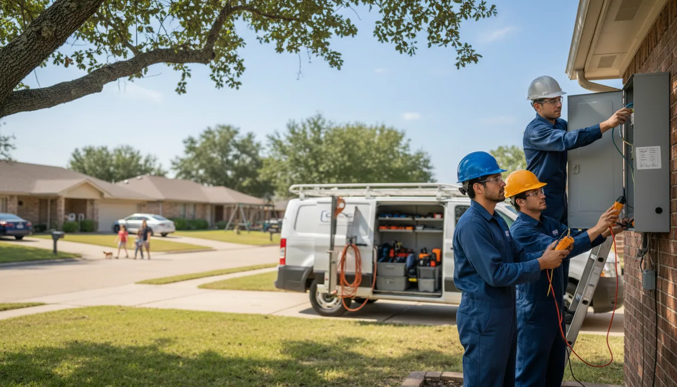 Certified electrician providing emergency electrical services in Spencer, WI
